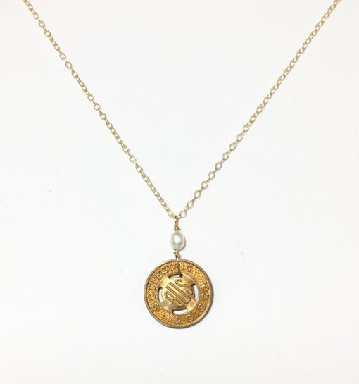 Vintage SC Token Necklace