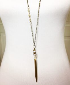 Goddess Melissae Cresent Poppy Necklace main image 1