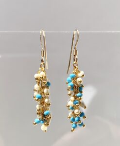 Turquoise Fringe Earrings