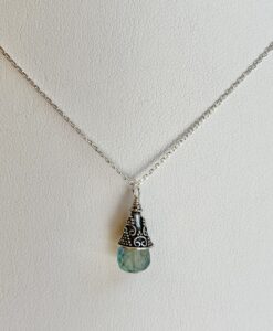 Fluorite Silver Necklace