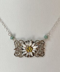 Vintage Flower Necklace