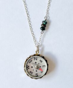 Vintage Compass Necklace