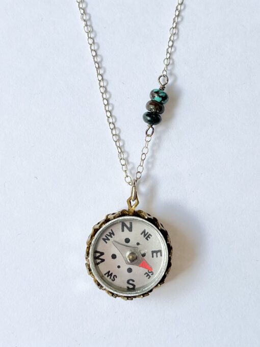 Vintage Compass Necklace
