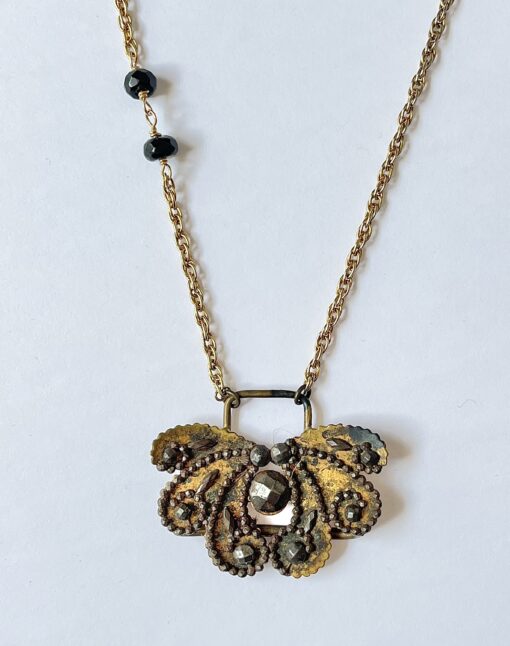 Antique Belt Buckle Necklace