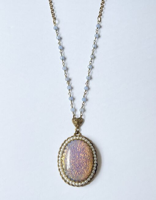 Long Vintage German Pendant Necklace