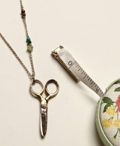 Alternative view of Vintage Tiny Scissors Silver Necklace